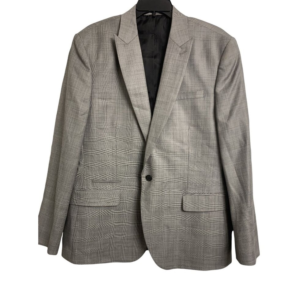 Express Photographer Fitted Plaid‎ Blazer Size 44R Sport Jacket